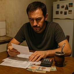 Cómo llega a fin de mes un asalariado en Argentina